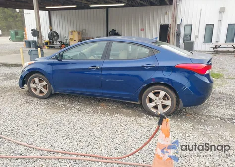 2013 Hyundai Elantra Gls из США, поврежденный, VIN KMHDH4AE2DU556929